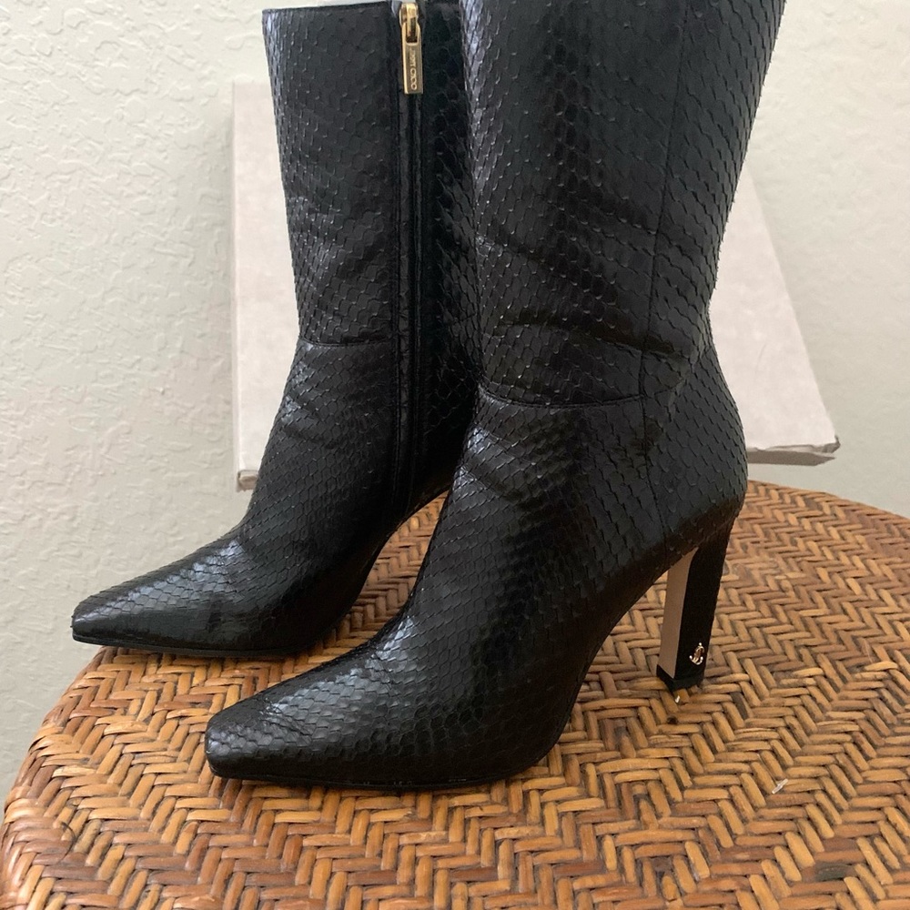 New Jimmy Choo Python Boots - Picture 11 of 13